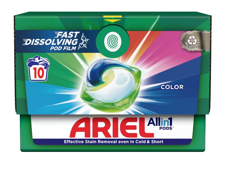 Ariel All-in-1 PODS Kapsle s pracím prostředkem, 10praní