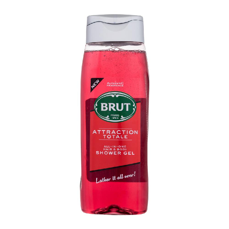 Brut Sprchový gel a šampon 500 ml Attraction